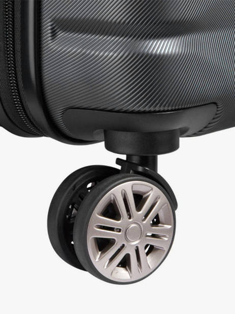 Handbagage Air Armour Delsey Zwart air armour - 3866-803 ander zicht 2